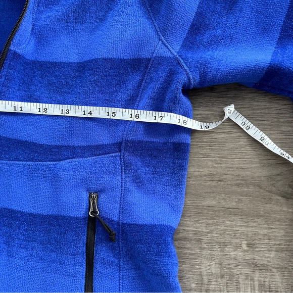 Women’s The North Face Blue Striped 1/4 Zip Pullover XS - Picture 3 of 6